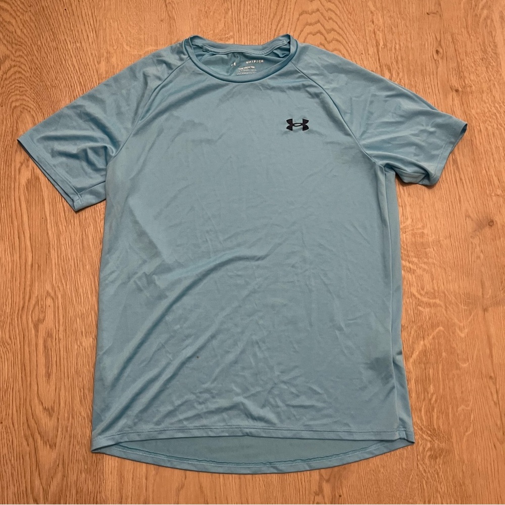 Light blue Under Armour tech tee - small